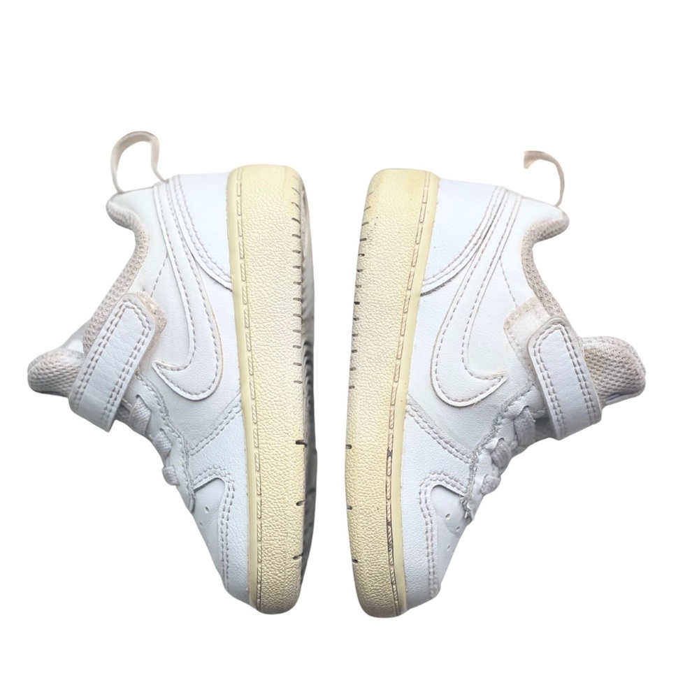 Nike Court Borough Low Recraft Toddler Sneakers Size 5 White | Kids Low-Top - Picture 4 of 6